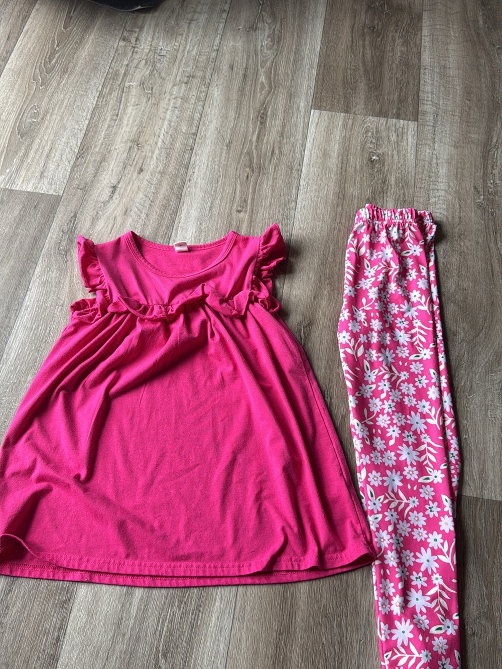 Kids Pink Floral Set - Brand Unspecified